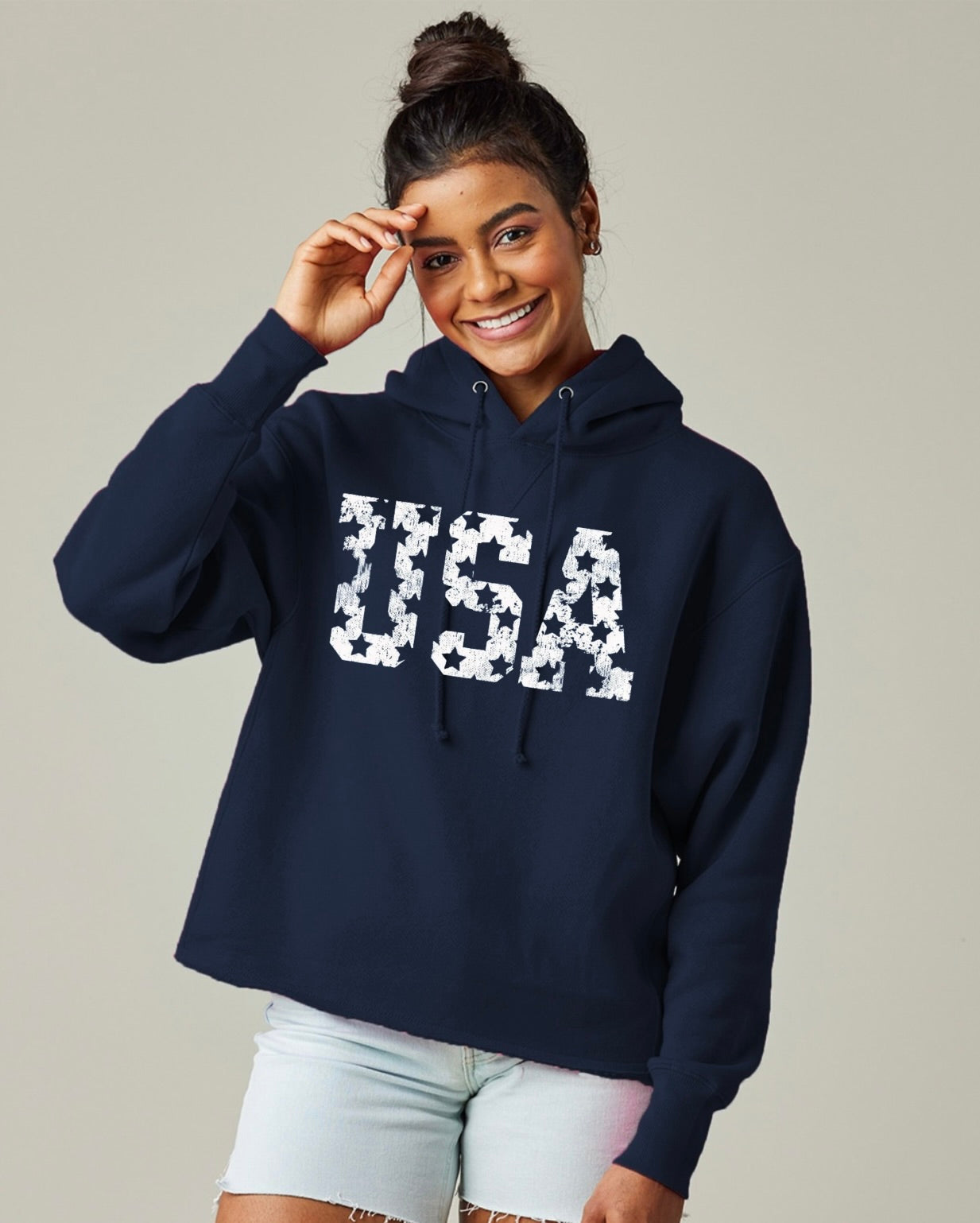 Vintage USA Heavyweight Boxy Pullover Hood