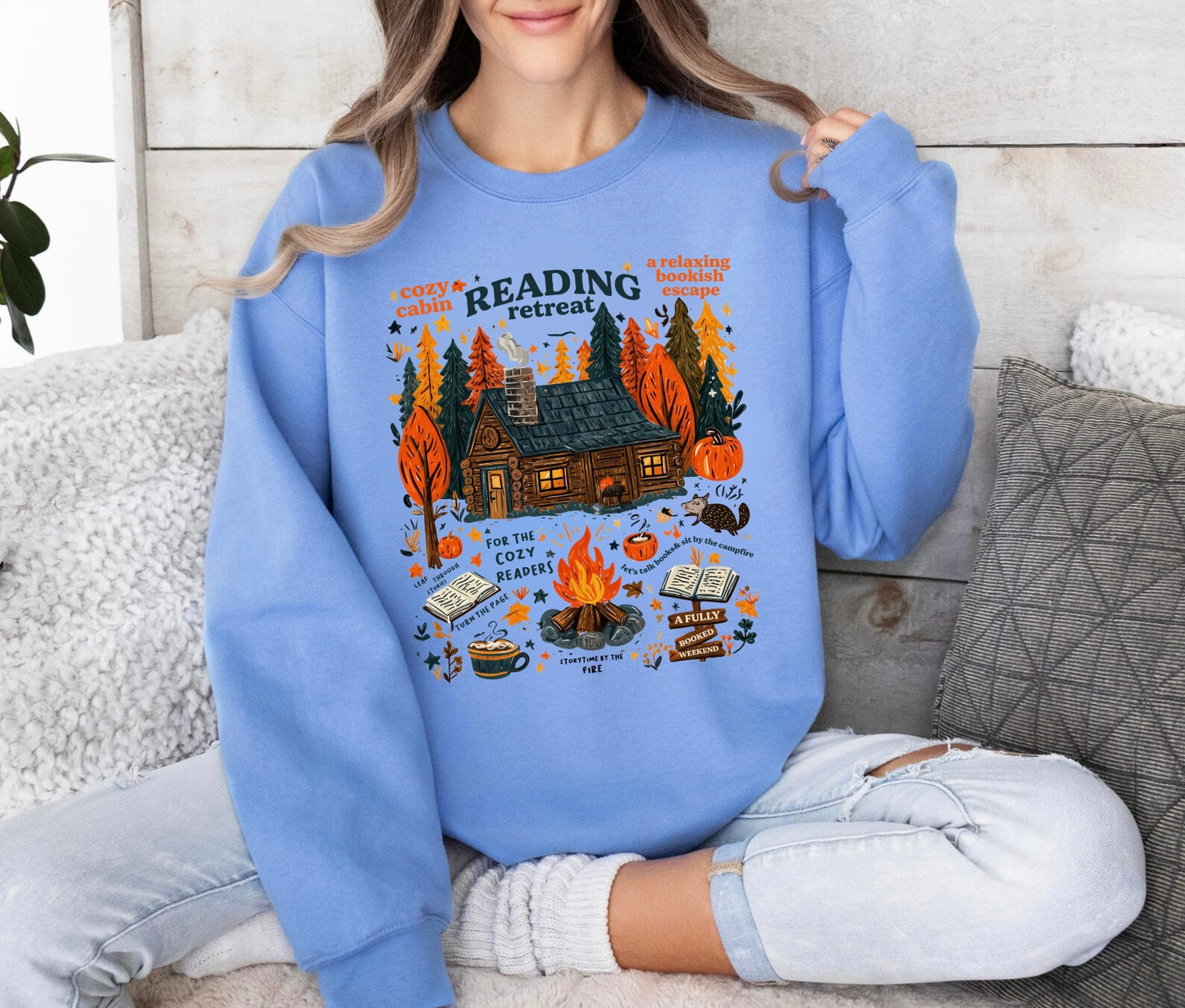 Reading Retreat Pullover