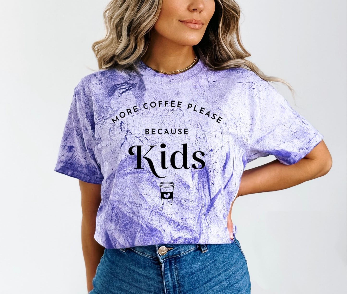 More Coffee Please Because Kids T-Shirt
