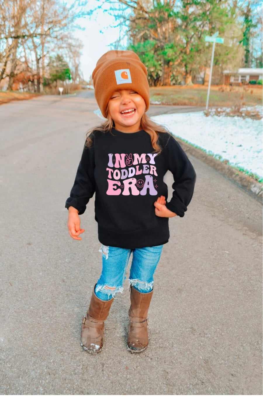 TODDLER In My Toddler Era Crewneck Sweatshirt