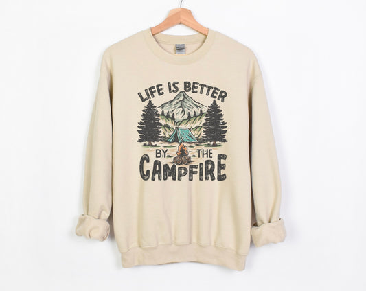 Life is Better By the Campfire Pullover