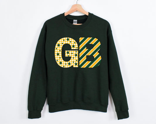 GB Patchwork Crewneck