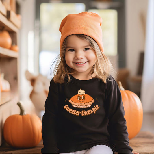 TODDLER Sweeter than Pie Long Sleeve Tee