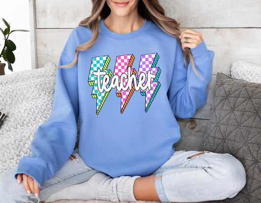 Neon Teacher Pullover