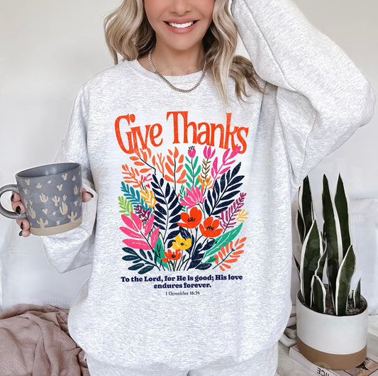 Give Thanks for He is Good Crew
