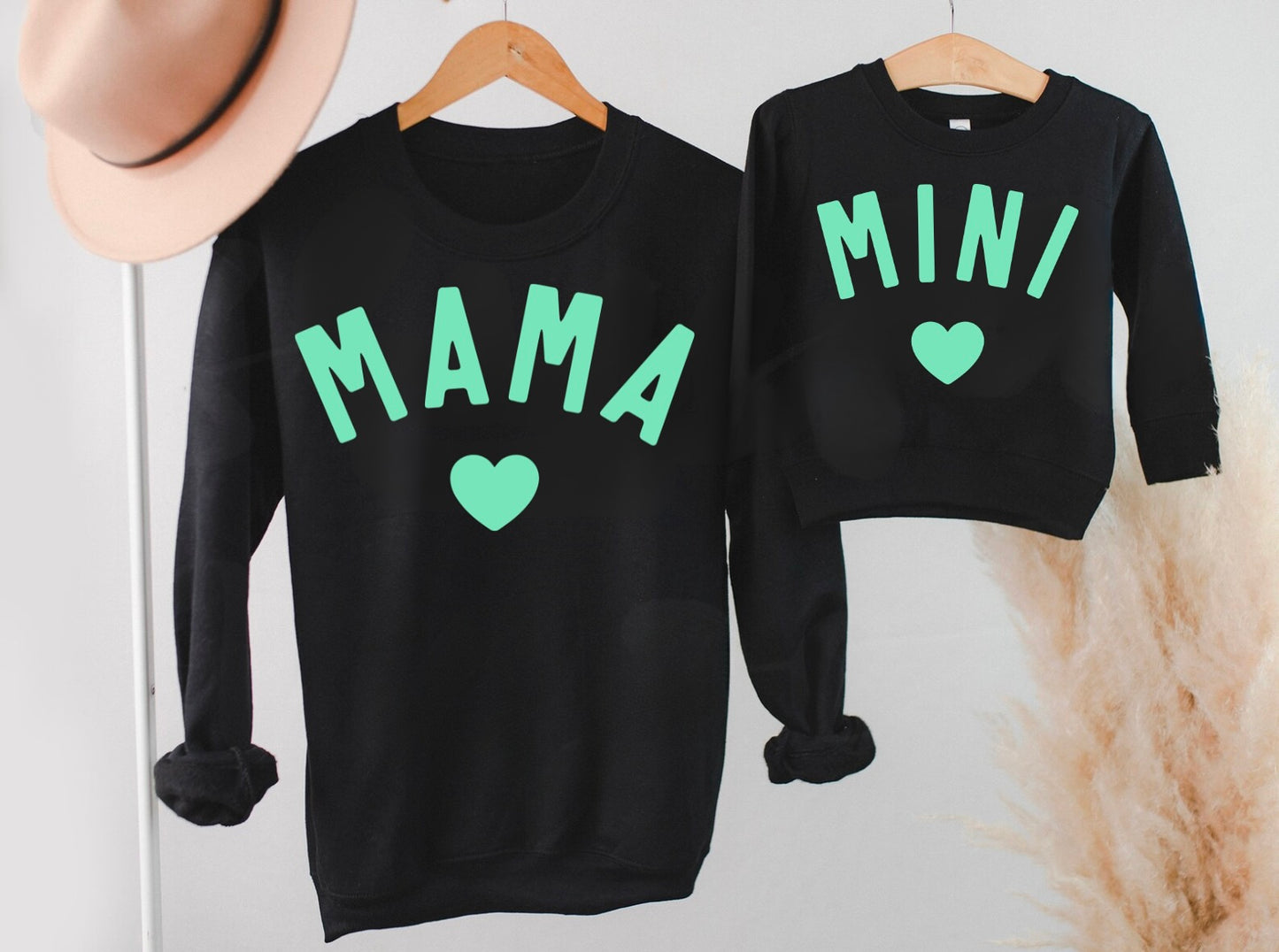 Black MAMA Crewneck Sweatshirt