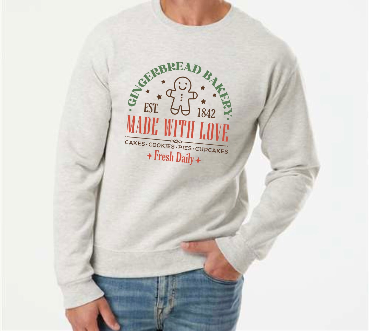 Gingerbread Bakery Crewneck Sweatshirt