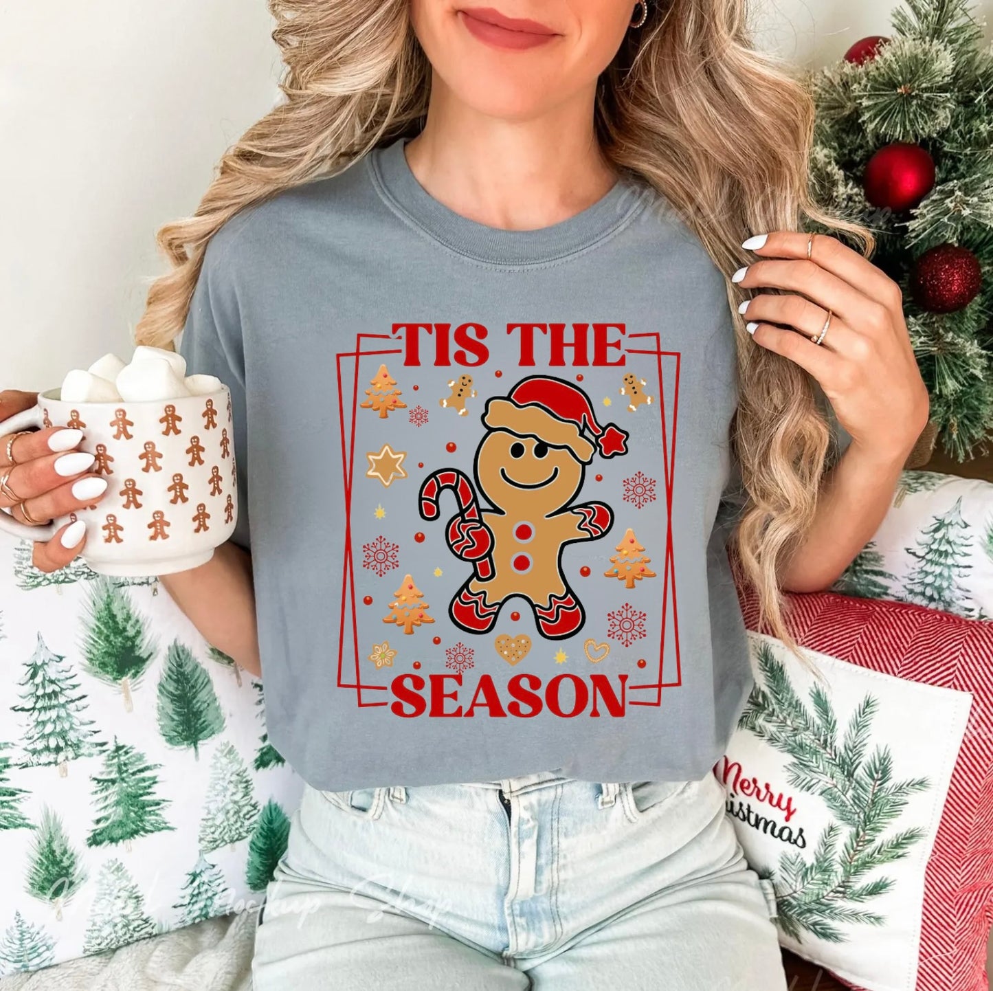 Gingerbread Tis the Season T-Shirt