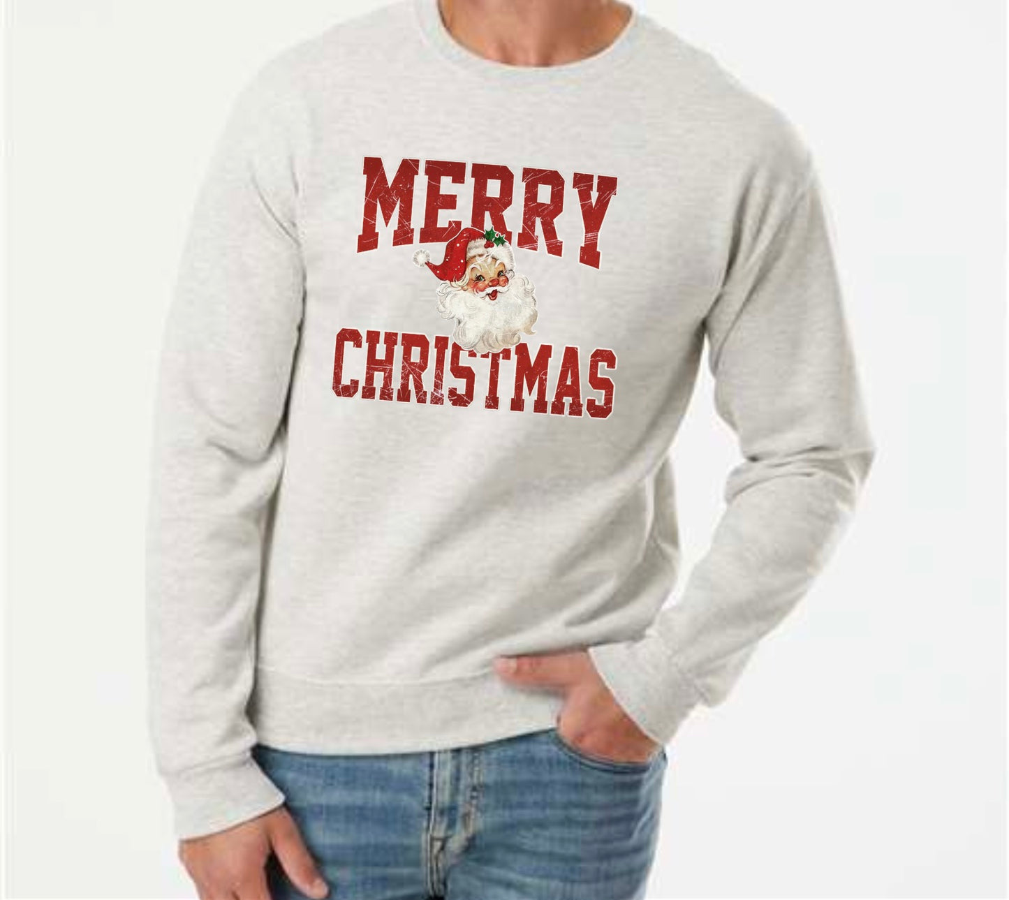 Santa Merry Christmas Pullover