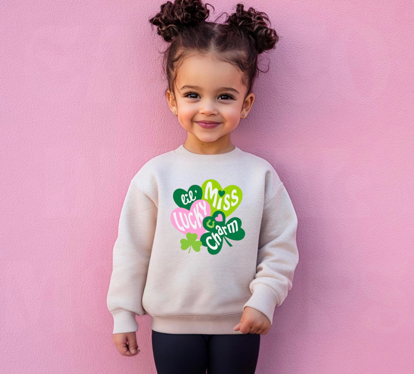 TODDLER Lil Miss Lucky Charm Pullover