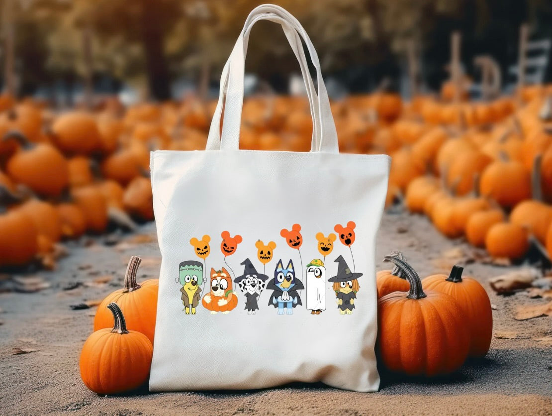 Bluey Characters Trick or Treat Bag