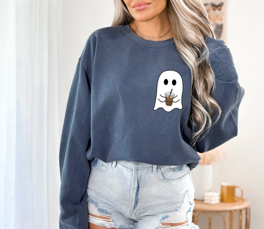 Ghost Iced Coffee Crewneck Sweatshirt