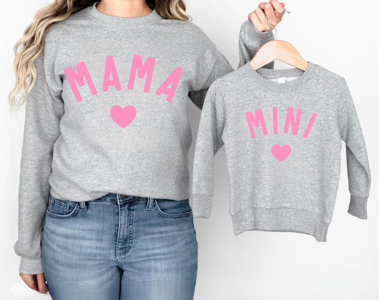 TODDLER Gray MINI Crewneck Sweatshirt