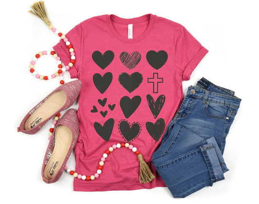 Hearts & Jesus T-Shirt