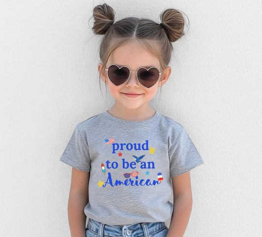 TODDLER Proud to be an American T-Shirt
