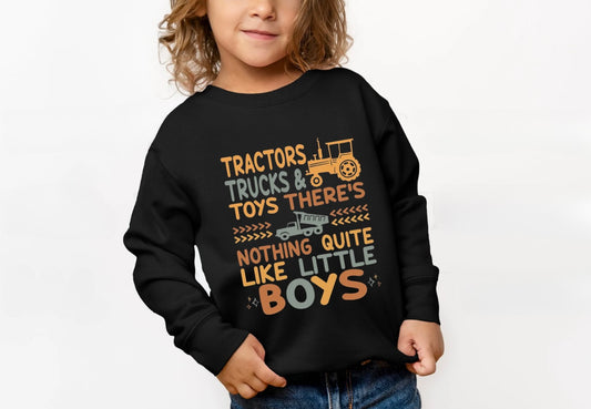 TODDLER Tractors & Trucks Crewneck Sweatshirt