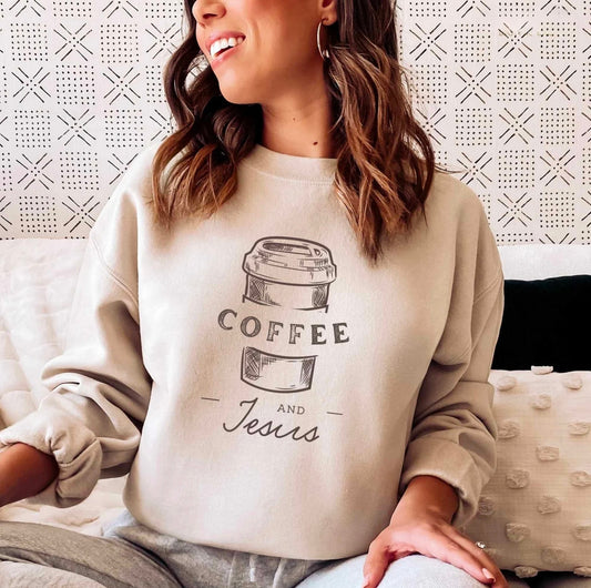 Coffee and Jesus Pullover