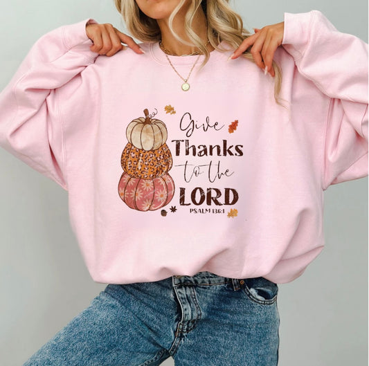 Give Thanks to the Lord Crewneck Sweatshirt