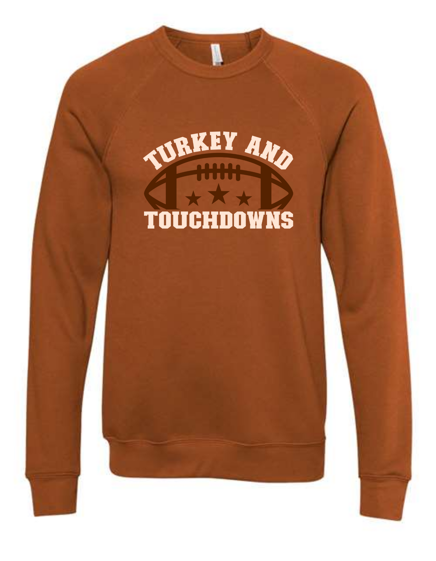 Turkey and Touchdowns Crewneck Sweatshirt