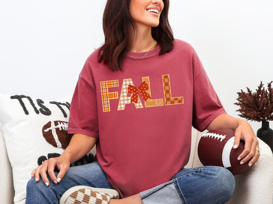 Fall Patchwork T-Shirt