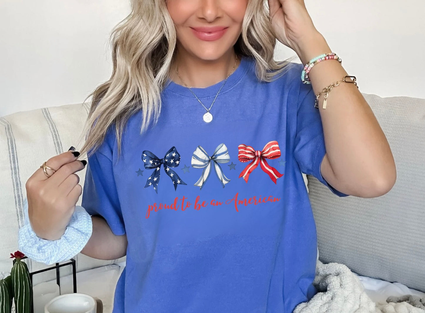 Proud to be an American Bows T-Shirt