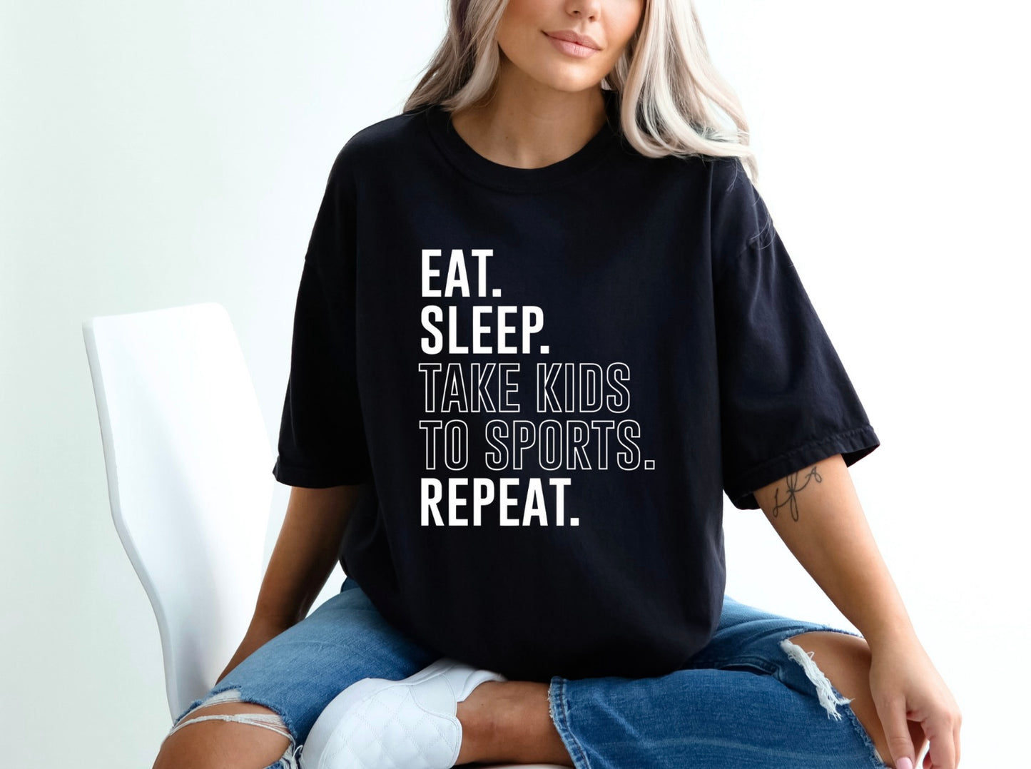 Eat.Sleep.Take Kids to Sports.Repeat T-Shirt