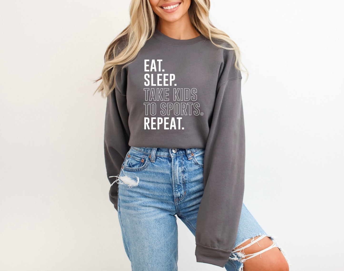 Eat.Sleep.Take Kids to Sports.Repeat Pullover