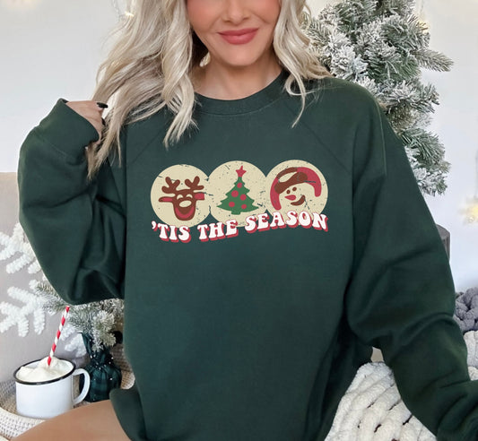 Tis the Season Christmas Cookies Pullover