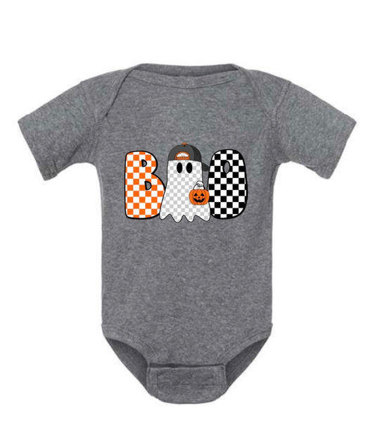 INFANT Boo Checked Bodysuit