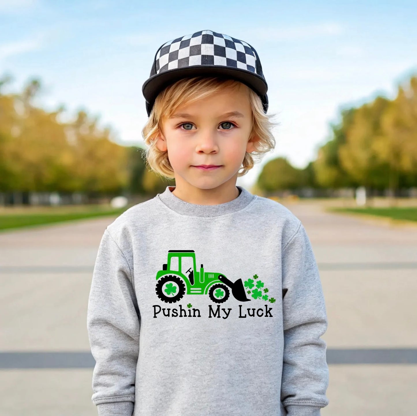 TODDLER Pushin' My Luck Pullover