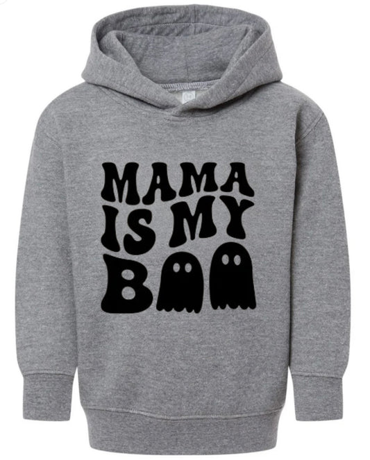 TODDLER Mama is My Boo Hooded Sweatshirt