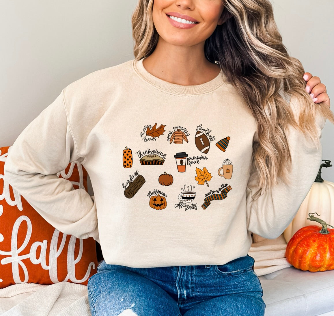 All the Fall Things Crewneck Sweatshirt