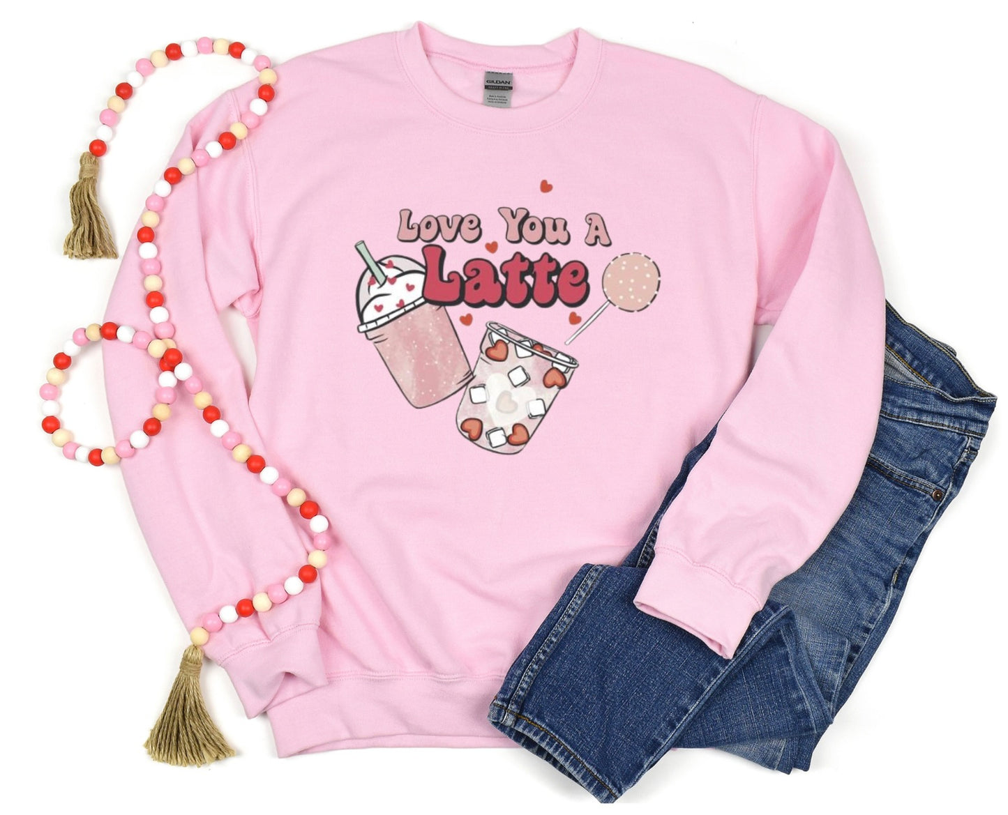 Love You A Latte Crewneck Sweatshirt