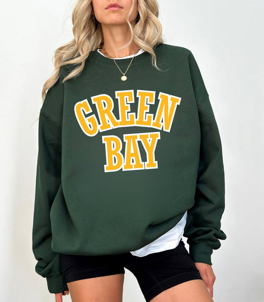 Green Bay Block Crewneck