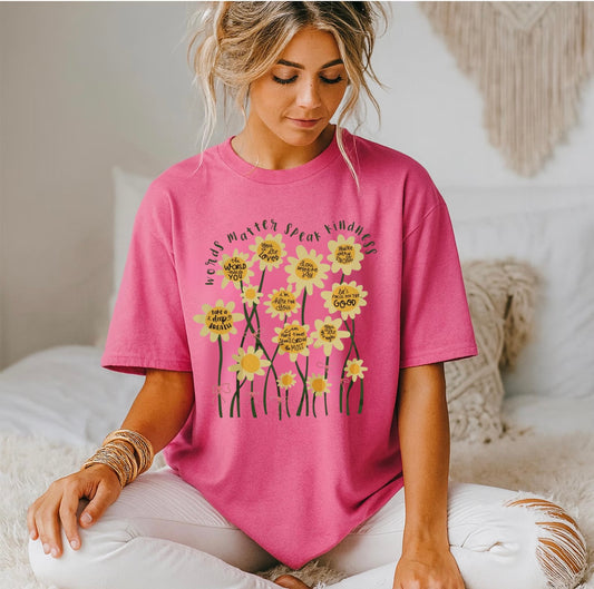 Words Matter Speak Kindness T-Shirt