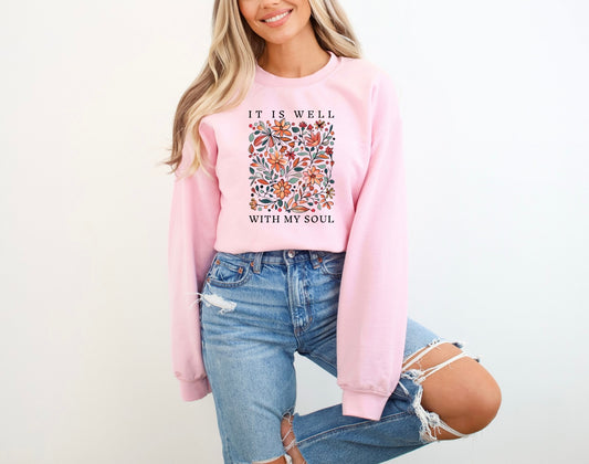 It Is Well with My Soul Crewneck Sweatshirt