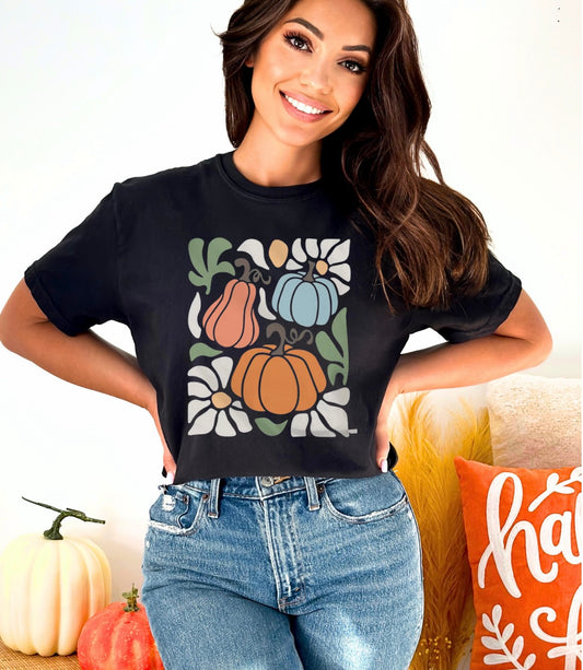 Retro Fall Pumpkin T-shirt