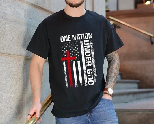 Men's One Nation Under God T-Shirt