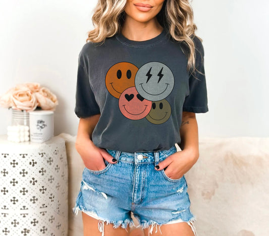 Retro Smiley Face T-Shirt