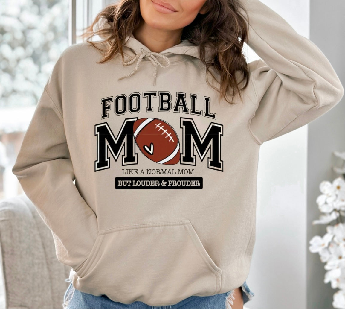 Football Mom Hooded Sweatshirt