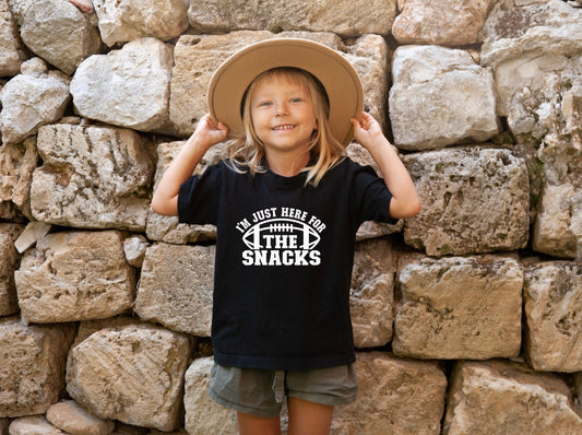 TODDLER I'm Just Here for the Snacks T-Shirt