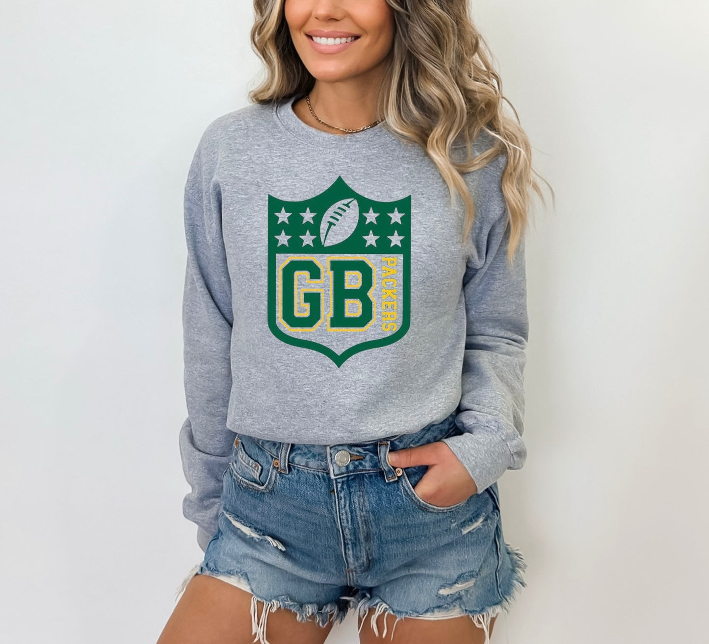 Green Bay Football Crewneck Sweatshirt