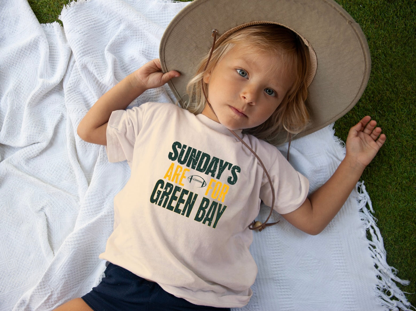 TODDLER Sundays are for Green Bay T-Shirt