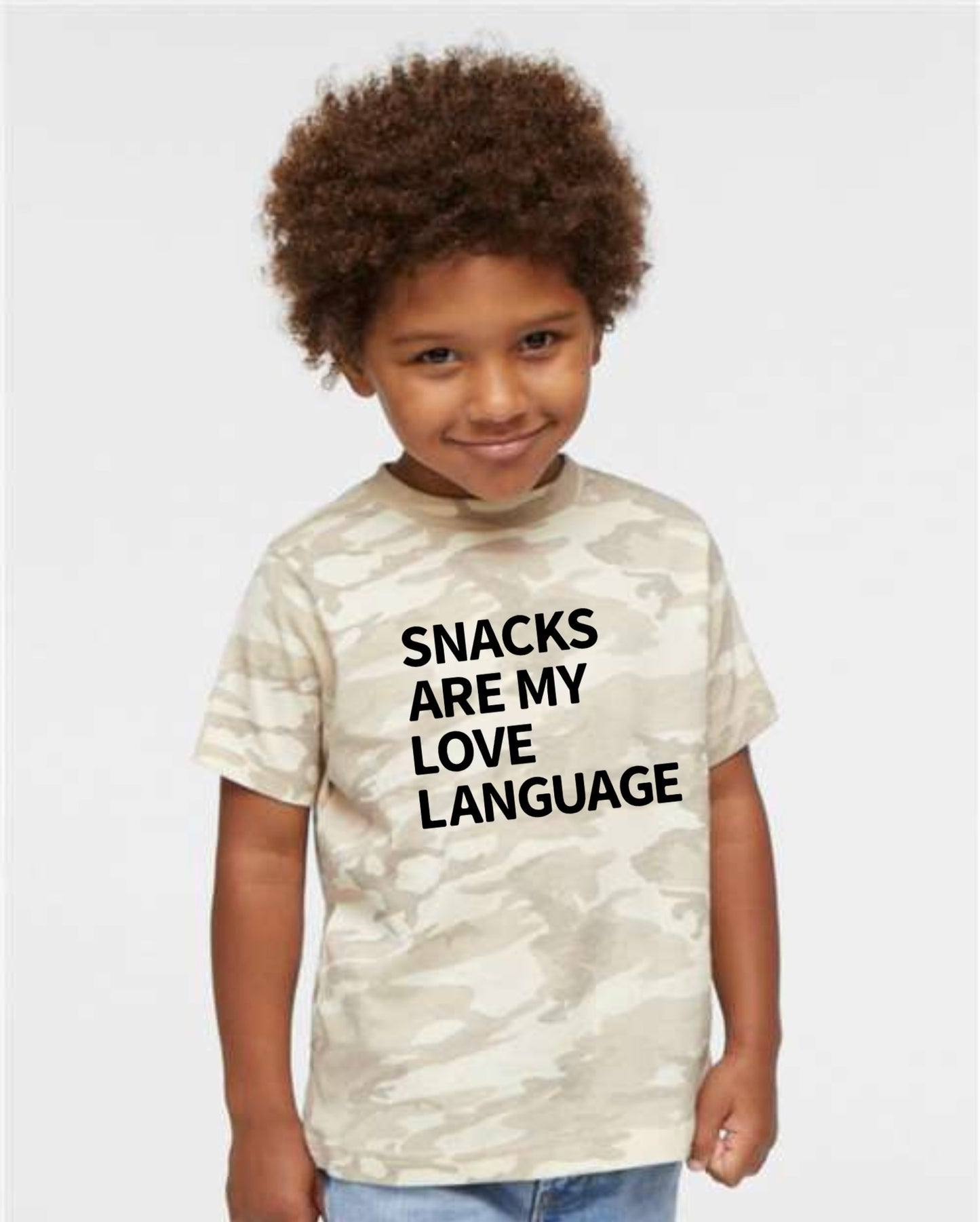 TODDLER Snacks are My Love Language T-Shirt